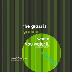 Grass Quote Wallpaper - iPad 1 & 2 - sweetabow.com
